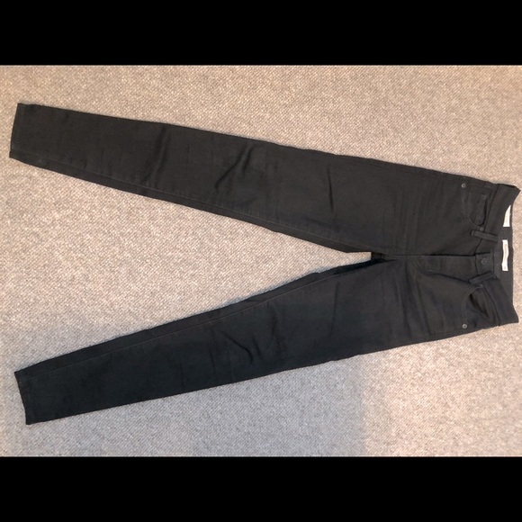 Levi’s mile high super skinny black denim jeans - Picture 3 of 5
